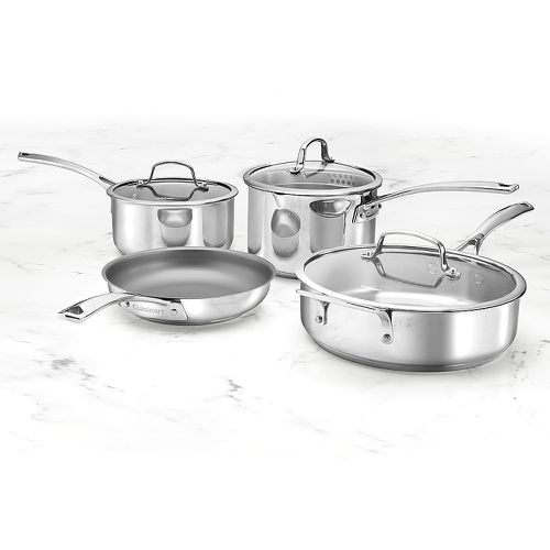 Cuisinart Forever Stainless Collection 11-Piece Cookware Set - Stainless Steel