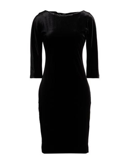 Woman Mini dress Black Size 6 Polyester, Elastane