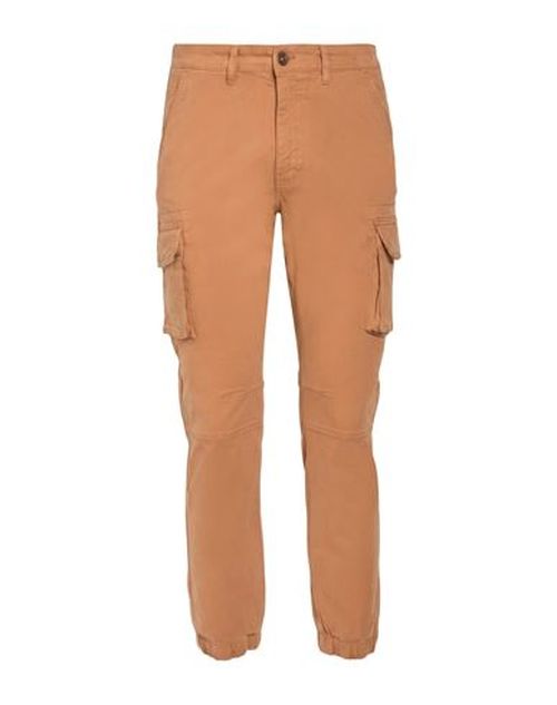 Man Pants Camel Size XXS Cotton, Elastane