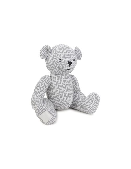 Grey 4g Jacquard Teddy Bear