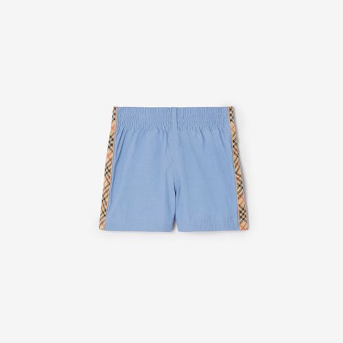 Childrens Check Trim Swim Shorts