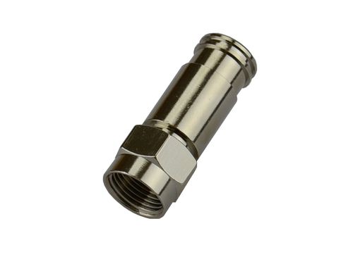 RG-6 Quad Universal F-Connector, 25 Pack