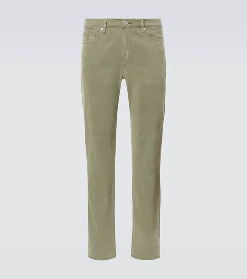 L'Homme twill slim pants