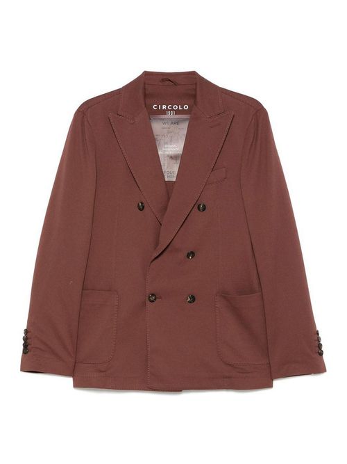 Cotton Double-Breasted Jacket