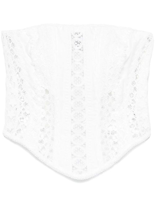 Lathie bustier top - White