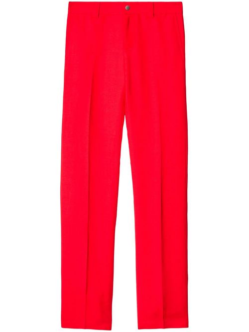 Canvas cotton trousers - Red