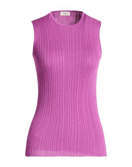 Woman Sweater Mauve Size M Silk, Paper