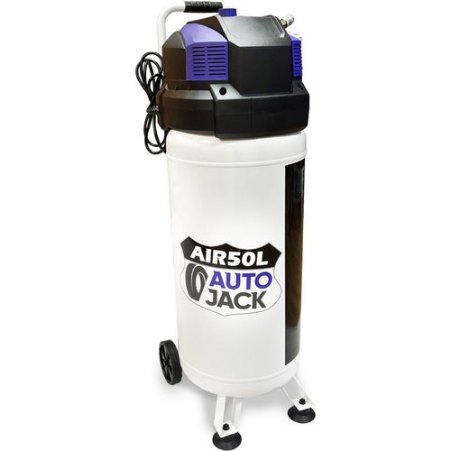 Portable 50 Litre Air Compressor Oil Free Vertical Tank 230V