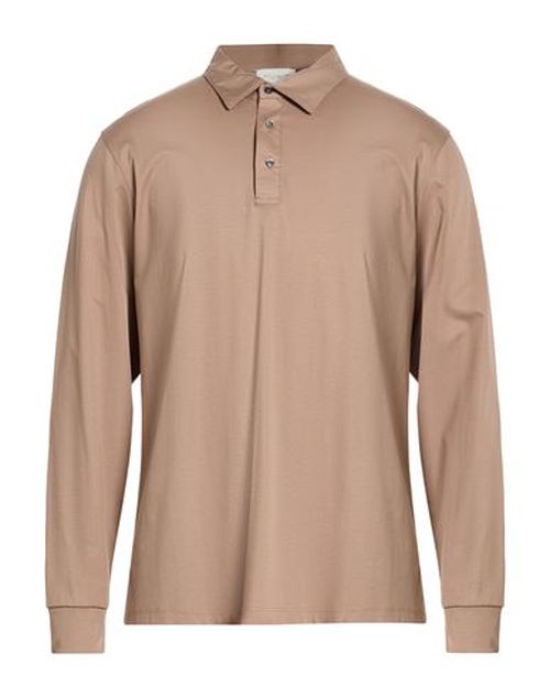 Man Polo shirt Khaki Size 42 Cotton