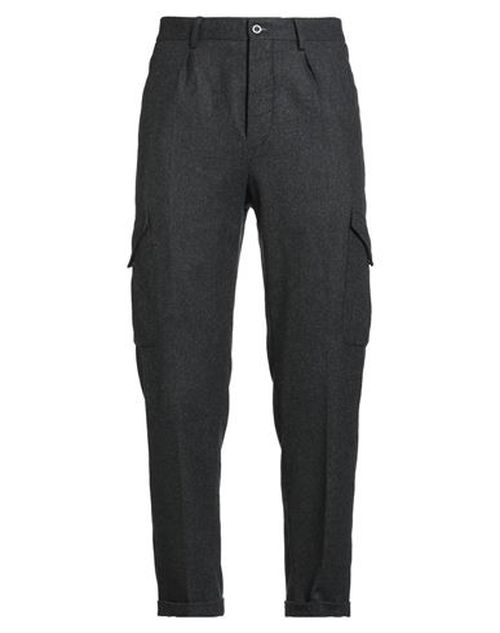 Man Pants Charcoal Size 36 Virgin Wool, Polyamide, Acrylic, Cashmere, Textile fibers
