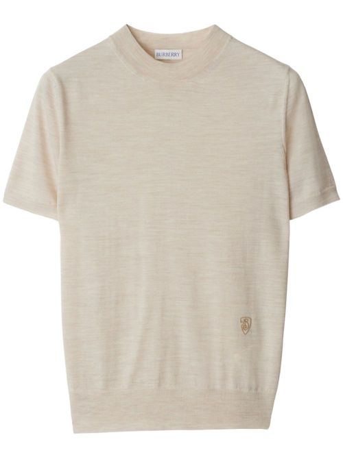 Wool T-shirt - Neutrals