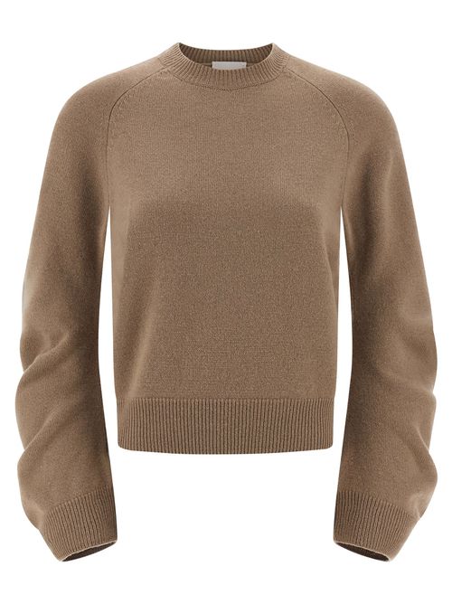 () Curved Sleeve Sweater