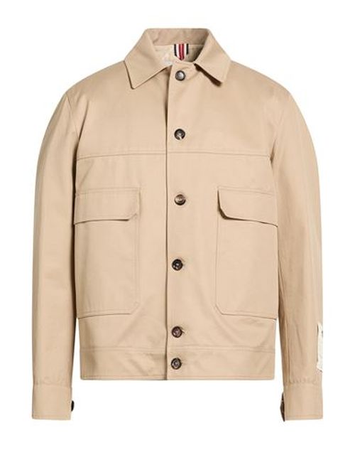 Man Jacket Beige Size 38 Cotton