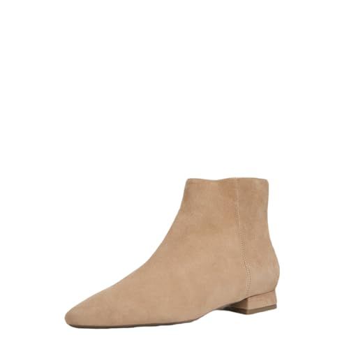 Aquatalia Women's PRISILLA CHAMPAGNE SUEDE