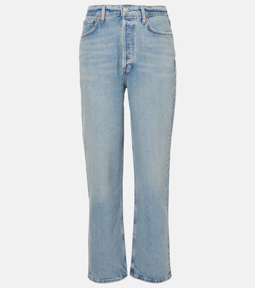 Agolde 90s Pinch Waist Crop high-rise straight jeans