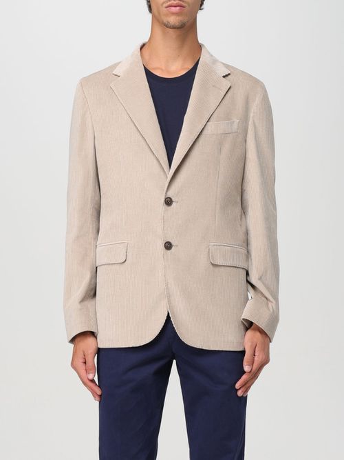Blazer Men color Beige
