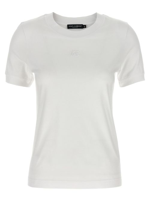 Logo-Embroidered Cotton T-Shirt — White