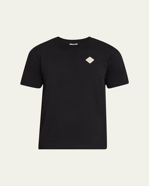 Men's Embellished Patch T-Shirt