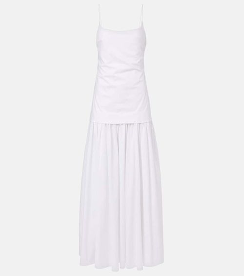 chinese dress ladies STAUD TRINITY SILK DRESS EARTH