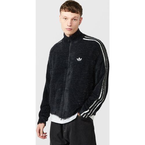 Adidas Originals Faux Mohair Classic Track Top, Black