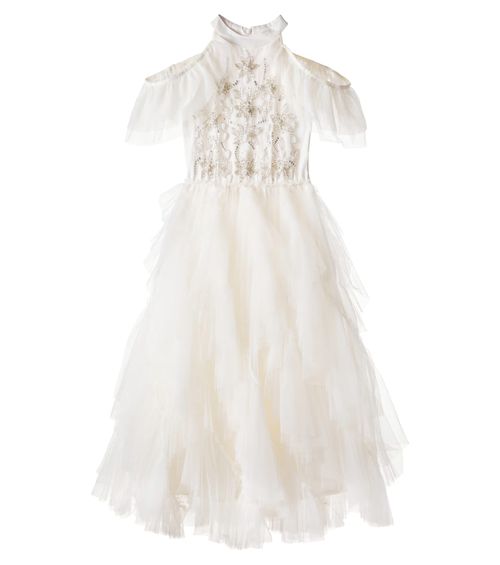 Venus embellished tulle dress