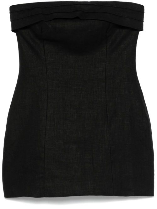 Fleuri mini dress - Black