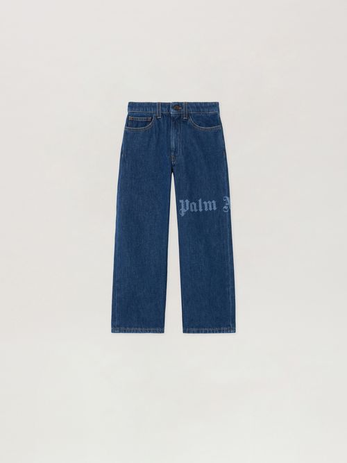Classic Logo Denim Pants Kids  Blue
