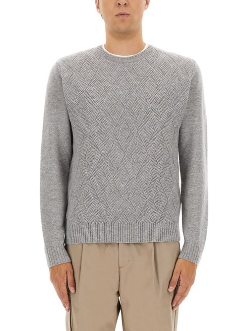 Diamond-pattern Sweater