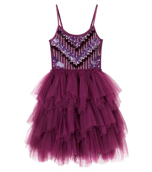 Royal Debut sequined tulle dress