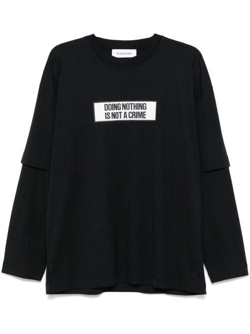 Graphic-print T-shirt - Black