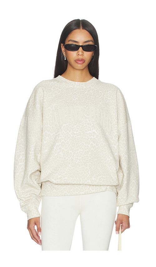 ANINE BING Miles Sweatshirt in Beige. XS. Also in S