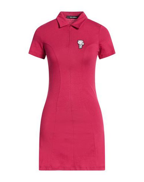 Woman Mini dress Magenta Size XL Cotton