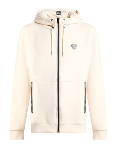 Man Sweatshirt Ivory Size L Polyester, Viscose, Elastane