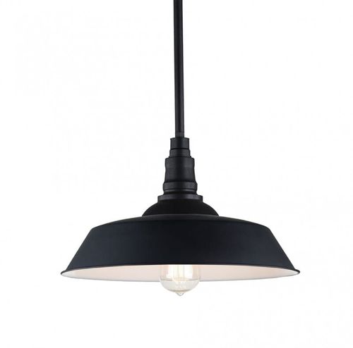 Dark Grey One Light Pendant from the Scacchi Collection