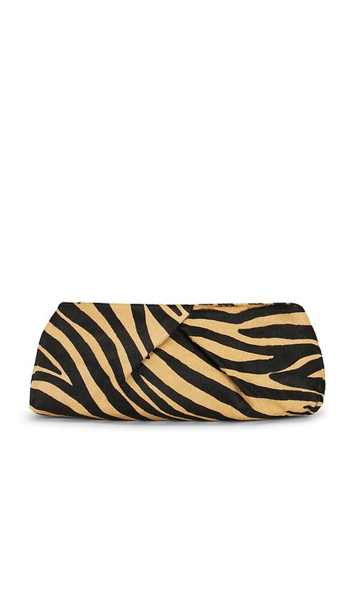 B-Low the Belt Jino Calf-hair Clutch in Tan