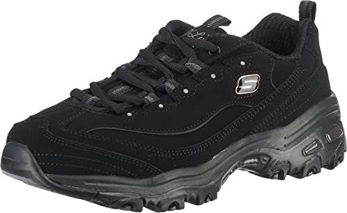 Skechers Women's D'Lites-Play On Memory Foam Lace-up Sneaker