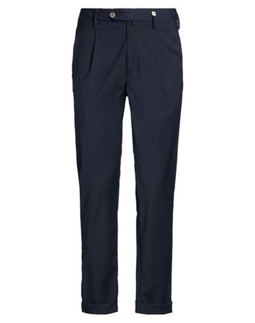 Man Pants Navy Size 30 Polyester, Wool, Elastane