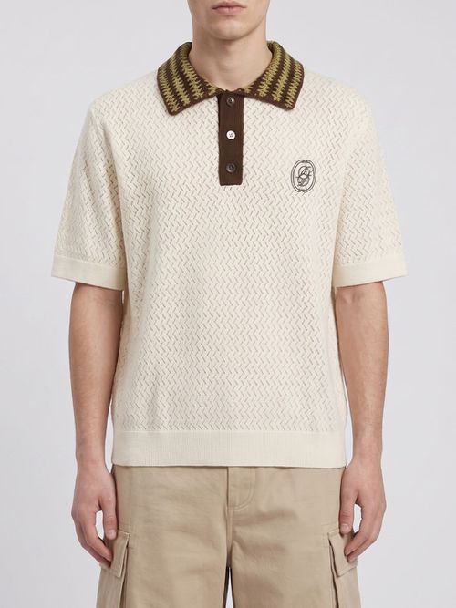 DRÔLE DE MONSIEUR Polo Shirt Men color Blush Pink