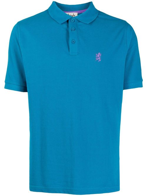 Heritage Golf cotton polo shirt - Blue
