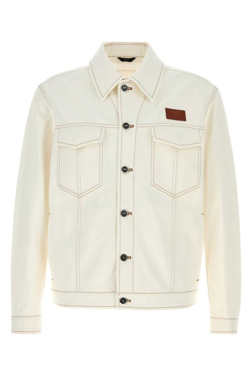 White denim jacket
