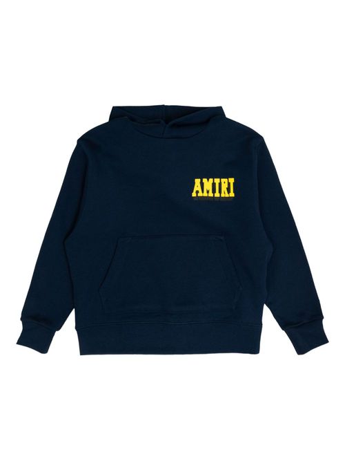 Stretch-cotton hoodie - Black