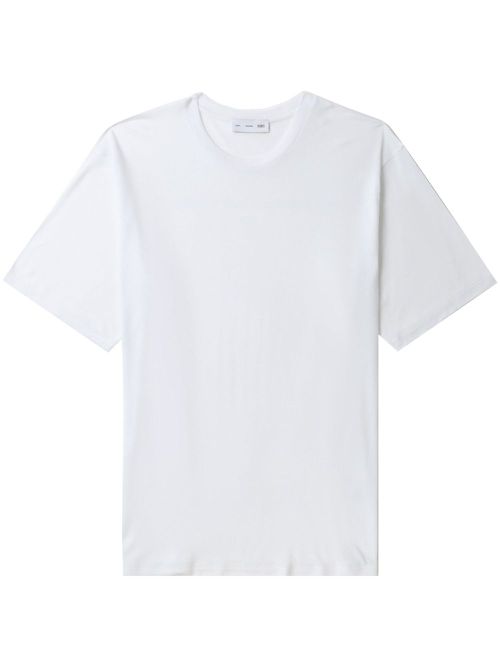 Logo-print lyocell T-shirt - White