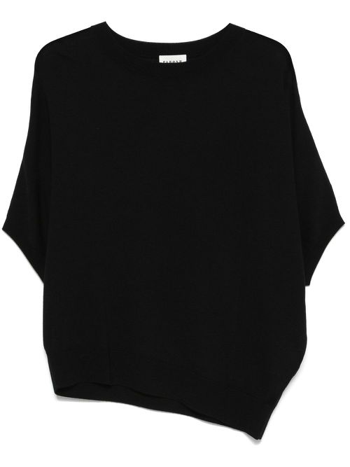 Fine-knit top - Black