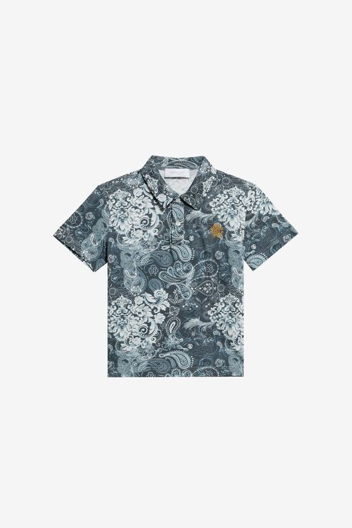 Paisley Print Polo