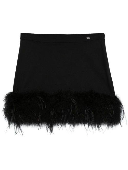 Jersey mini skirt - Black