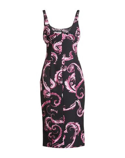Woman Midi dress Black Size 10 Polyester, Elastane