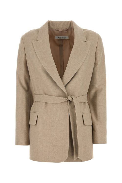 Cappuccino wool blend Randers blazer