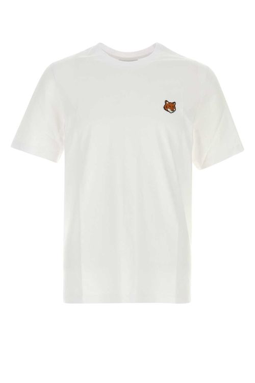 Logo-Embroidered Cotton T-Shirt — White