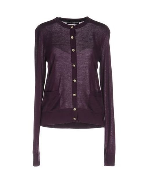 Woman Cardigan Purple Size 0 Cashmere