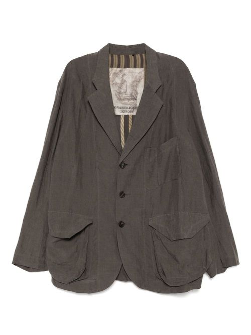 Ziggy Chen single-breasted blazer - Grey